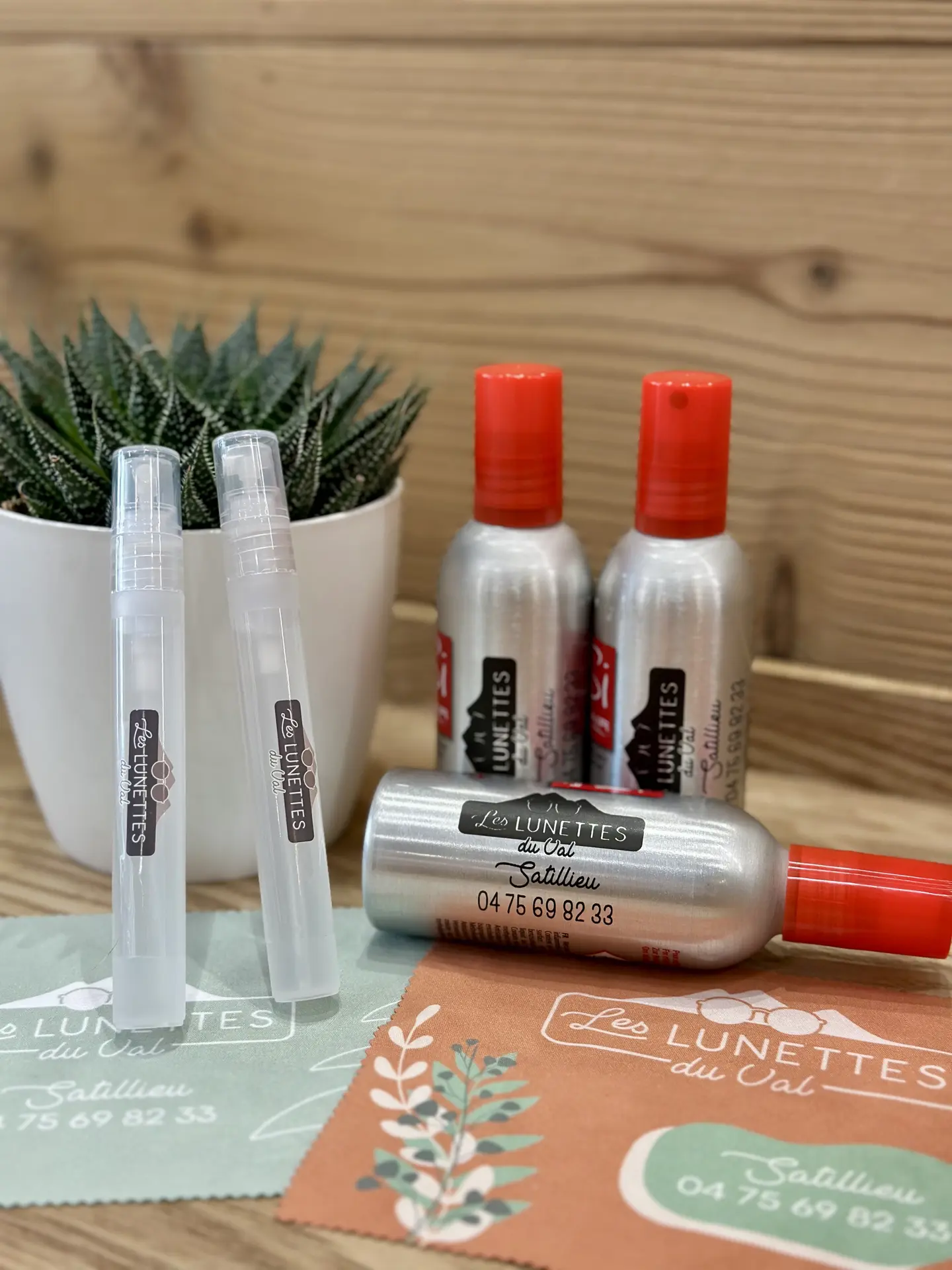 spray nettoyants lunettes opticien